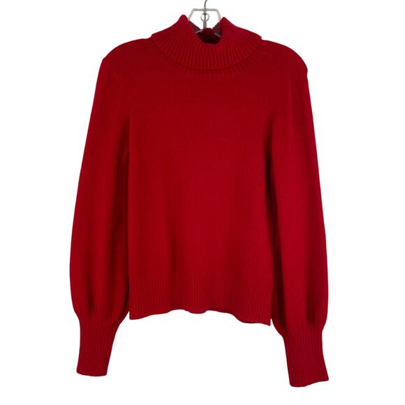 A Loves a Red Turtle Neck Knit Sweater Women's XS Wool Blend - Picture 1 of 11